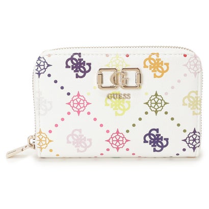 ゲス GUESS EMELIE Logo Medium Zip Around （MUO）