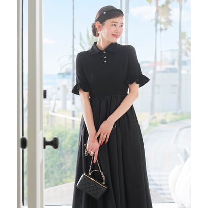 ルイルエブティック RUIRUE BOUTIQUE 洗える 伸ばすこと ｜ ビジューボタン ・ 太陽面爆発 ポロ衣裳 ｜ 衣裳・夏ワンピース・ロングワンピース・ポロワンピース・デザインワンピース