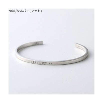 エムエムシックス メゾン マルジェラ MM6 Maison Margiela MM6 バングル SM7UY0054 SV0310 ブレスレット （968/シルバー(マット)）