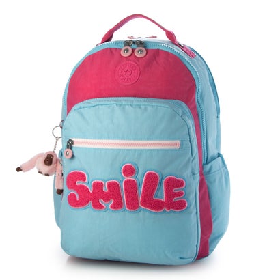 ラドヤード・キプリング Kipling サイバー空間制限事項 SEOUL LAP うしろ側風呂敷き包み （Smile Blue Bl）