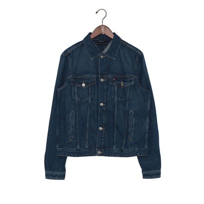 トミー ヒルフィガー TOMMY HILFIGER レギュラートラックデニムジャケット (ブルー)|LOCOMALL(ロコンド公式ストア)