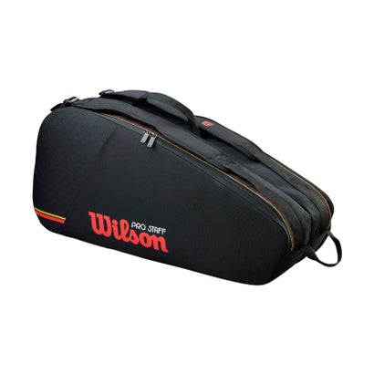 ウィルソン Wilson ウイルソン Wilson テニス PRO STAFF CLASSIC 6PK RACKET BAG BLACK WR80518010 （ブラック）