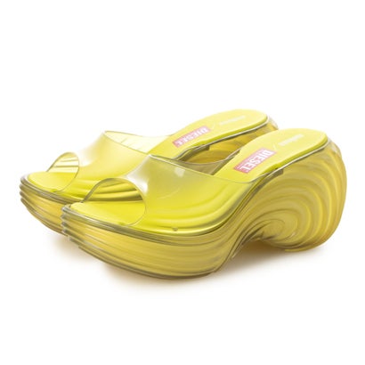 メリッサ melissa MELISSA PLATFORM + DIESEL AD （TRANSPARENT YELLOW）｜LOCOMALL（ロコンド公式ストア）