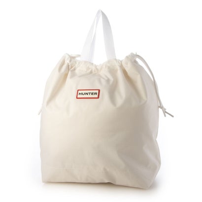 山立ち HUNTER エッセンシャル 上唇立ちふさがる トート （WHITE / RED BOX LOGO）