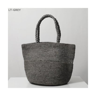 メイドインマダ MADE IN MADA MADE IN MADA かごバッグ ALICE M LACE BAG アリス M レース （LT-GREY/グレー）