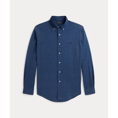 ポロ ラルフ 置き目レン POLO RALPH LAUREN 古典派音楽 嵌まる シアサッカー プルオーバー （410米国海軍）