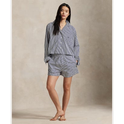 ポロ ラルフ ローレン POLO RALPH LAUREN クロップ トップ & ボクサー ポプリン パジャマ セット （999マルチカラー）｜LOCOMALL（ロコンド公式ストア）