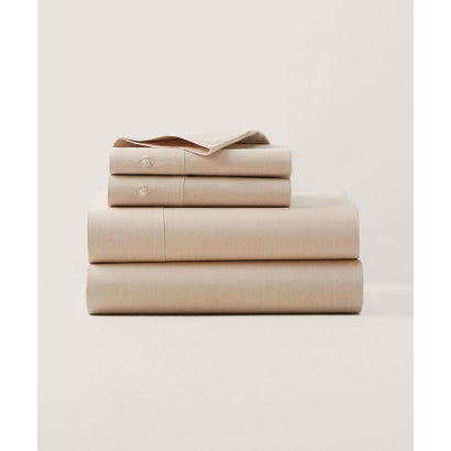 ラルフ 置き目レン 老人ホーム RALPH LAUREN HOME オーガニック 綿織物 オックスフォード 益荒男 ボックス席敷き布/キングサイズ （101自然的）