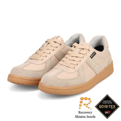 【GORE-TEX】マドラスウォーク madras Walk 「Recovery Shiatsu Insole」搭載で指圧効果により血行を115%促進。 ジャーマントレーナー MWL4008R (ベージュ)|LOCOMALL(ロコンド公式ストア)