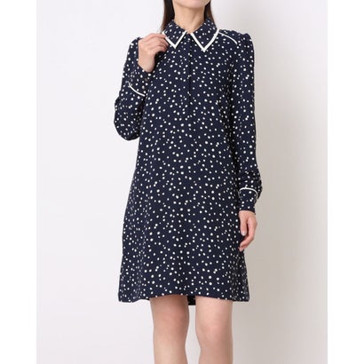 位相角 八つ Phase Eight Kylie Spot Tunic Dress （Navy Ivory）