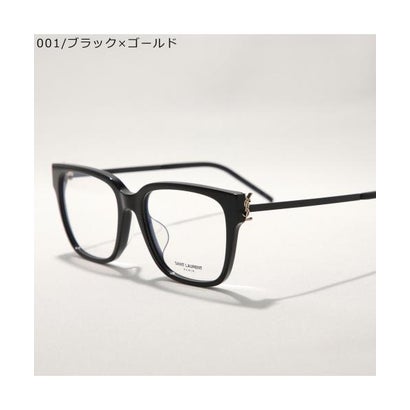 サンローラン SAINT LAURENT SAINT LAURENT 眼鏡 SL M48O_A/F ウェリントン型 （001/黒いこと×ゴールド）
