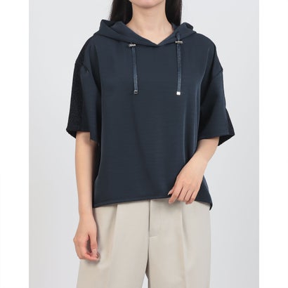 エグランティーヌ EGLANTINE フーディラメプルオーバー （米国海軍） レディースファッション-Tシャツ・カットソー