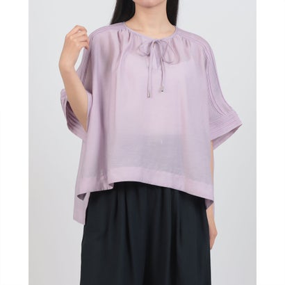 エグランティーヌ EGLANTINE パステルカラー半袖ブラウス （ラベンダー）