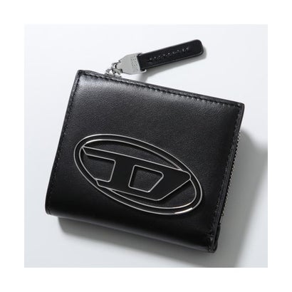 ディーゼル DIESEL DIESEL 二つ折り金入れ 1DR BI FOLD ZIP L X10387 PR818 （T8013/黒いこと）