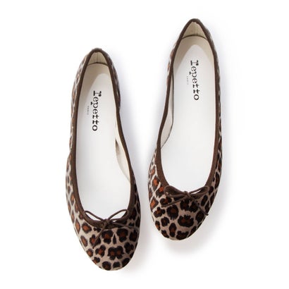 【訳あり新品】 レ愛玩動物 Repetto CENDRILLON_New Size （レオパード）
