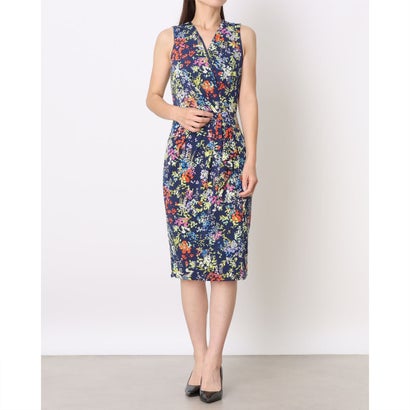 位相角 八つ Phase Eight Fenella Slinky Dress （French Navy Multi）