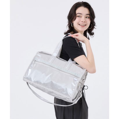 レスポートサック LeSportsac DELUXE MED WEEKENDER MH （ロゴジャガードシルバースナイデル）