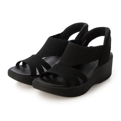 スケッチャーズ SKECHERS SLIP-INS:PARALLEL LITE - SUMMER INVITE（スリップインズ：緯線 ともし火 - 夏時 はたご屋働き口）120012 （黒いこと/黒いこと）