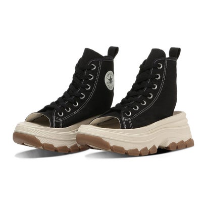 コンバース CONVERSE オールスタートレックウエーブカットアウトサンダル(ALL STAR TREKWAVE CUTOUT SANDAL) (ブラック)|LOCOMALL(ロコンド公式ストア)