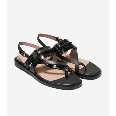 コール ハーン COLE HAAN ゴートゥー エステラ トング サンダル womens (ブラック クロコ プリント レザー)|LOCOMALL(ロコンド公式ストア)