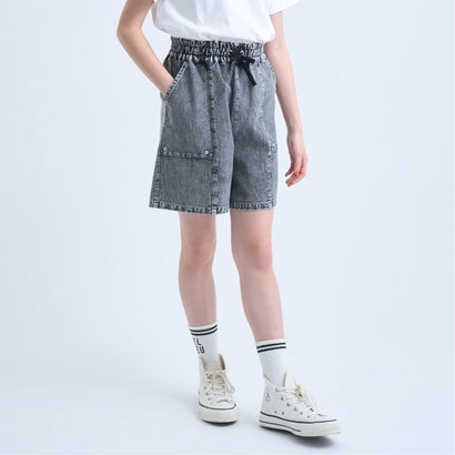 ポンポネットジュニア pom ponette junior 【GOOD PRICE】カットソーデニムショートパンツ （暗灰色）