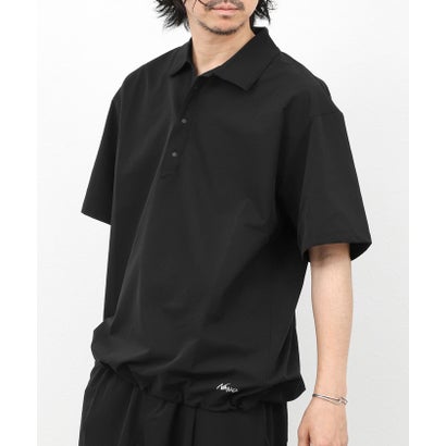 ノーリーズ グッドマン NOLLEY\u0027S goodman 【NANGA】DotAir COMFY POLO SHIRT （黒いこと）