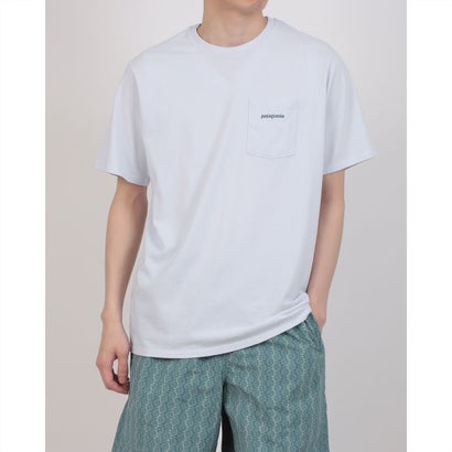 パタゴニア Patagonia 37655/M\u0027S BOARDSHORT LOGO POCKET RESPONSIBILI-TEE （白いこと）