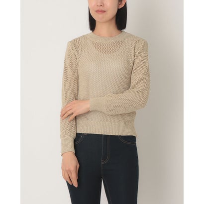 リナシメント RINASCIMENTO ラメメッシュ編みニットTOPS (Oro)|LOCOMALL(ロコンド公式ストア)