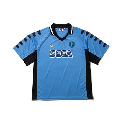 フィラ FILA フィラ セガ 蹴球 紅茶（FILA X SEGA FOOTBALL TEE） （BLUE）