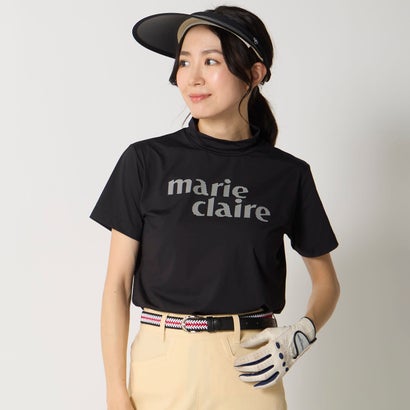 マリ クレール marie claire モックネックシャツ （BK）