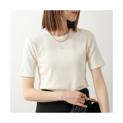 メゾンキツネ MAISON KITSUNE MAISON KITSUNE プルオーバー OW00124 KJ0134 半袖 カットソー （0383/PUR/皮膚軟化剤）