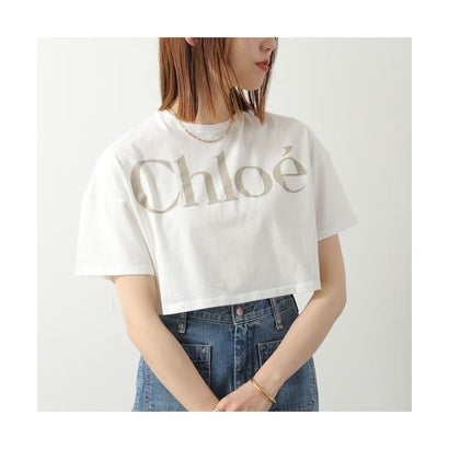 クロエ Chloe Chloe Kids 半袖 Tシャツ C20859 ロゴ カットソー (117/OFFWHITE/ホワイト)|LOCOMALL(ロコンド公式ストア)