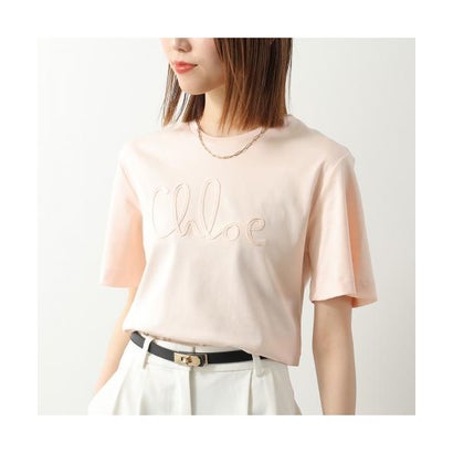 クロエ Chloe Chloe KIDS プルオーバー C20858 半袖 カットソー （46J/PETAL PINK/サクラ色）