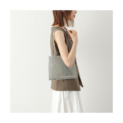 ザバグマティ The Bagmati BAGMATI ハンドバック 250617-M メッシュ御徒面子 （WHITE-GOLD/ゴールド）