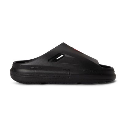 ポロ ラルフ 置き目レン POLO RALPH LAUREN セイ赤ちょうちん 横すべり サンダルズ（SABER SLIDE-SANDALS-） （BLACK）