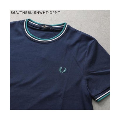 フレッドペリー FRED PERRY FRED PERRY ティーシャツ M1588 TWIN TIPPED T-SHIRT （86A/TNSBL/SNWHT/DPMT）