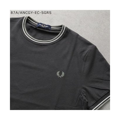 フレッドペリー FRED PERRY FRED PERRY ティーシャツ M1588 TWIN TIPPED T-SHIRT （87A/ANCGY/EC/SGRS）