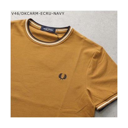 フレッドペリー FRED PERRY FRED PERRY ティーシャツ M1588 TWIN TIPPED T-SHIRT （V46/DKCARM/ECRU/NAVY）