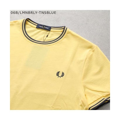 フレッドペリー FRED PERRY FRED PERRY ティーシャツ M1588 TWIN TIPPED T-SHIRT （06B/LMNBRLY/TNSBLUE）