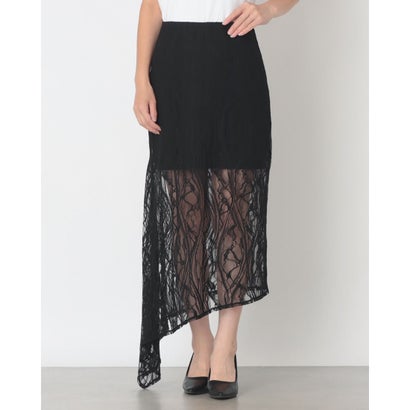 ゲス GUESS EVELYN Asymmetric Midi Skirt （JBLK）｜LOCOMALL（ロコンド公式ストア）