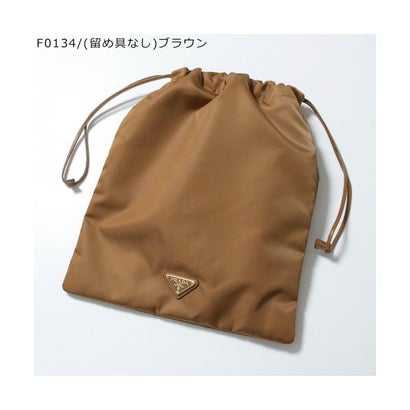 プラダ PRADA PRADA 合切袋 1NK001 2HG6 Re-Nylon ３角形ロゴタイプ （F0134/BRANDY-赤銅色）