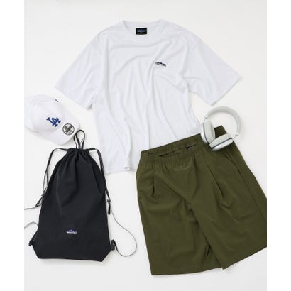 サウザンドマイル THOUSAND MILE SHORT SLEEVE T-SHIRT & SHORT PANTS SET T/C JERSEY + NY/PU （オリーブ）｜LOCOMALL（ロコンド公式ストア）