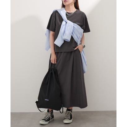 サウザンドマイル THOUSAND MILE SHORT SLEEVE T-SHIRT \u0026 SKIRT SET NY/PU （濃灰色薄墨色）