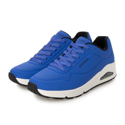 スケッチャーズ SKECHERS Uno - Stand On Air（ウノ - 照明ランプ オン 大気圏）エアークッションスニーカー 52458 （青碧/白いこと）