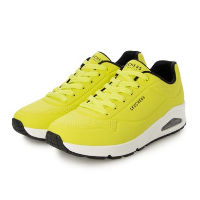 スケッチャーズ SKECHERS Uno - Stand On Air（ウノ - 照明ランプ オン エア湖）エアークッションスニーカー 52458 （ネオン黄色/菩提樹）