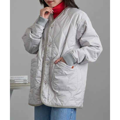 ユニバーサル大層らしい櫂 UNIVERSAL OVERALL U2533522 Quilt Jacket （薄墨色）