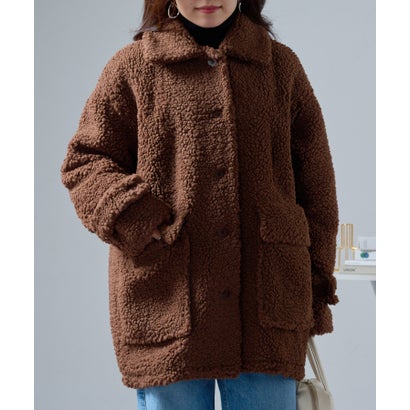 ユニバーサル大層らしい櫂 UNIVERSAL OVERALL U2532504 BOA HALF COAT （赤銅色）
