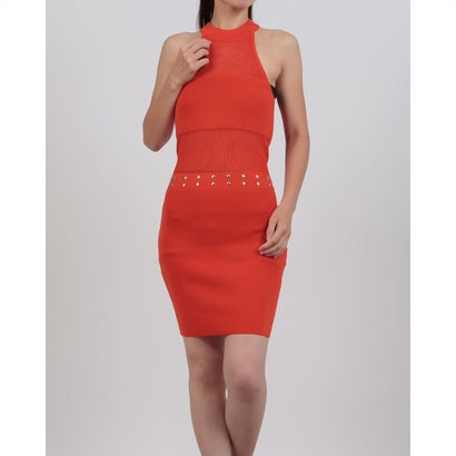 デニーローズ DENNY ROSE スタッズポイントアメスリニットワンピース （ORANGE）
