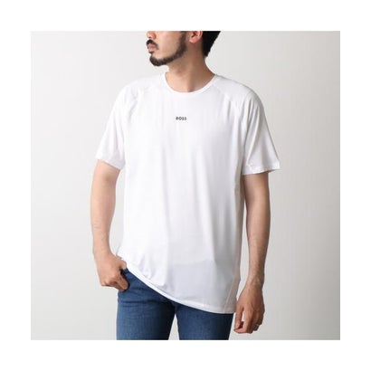 ヒューゴボス HUGO BOSS HUGO BOSS  ティーシャツ Active 活動的 50531240 10267204 半袖 （100/白いこと）