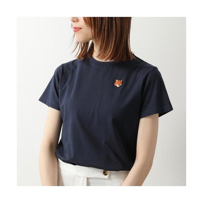 メゾンキツネ MAISON KITSUNE MAISON KITSUNE ティーシャツ FOX HEAD 稲荷 MQUJT00KJBIT2 （0413/CLASSIC-NAVY）
